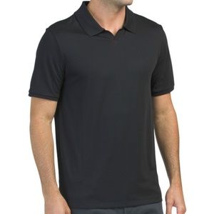Vince Camuto Black Pima Cotton Polo Size Large NWT